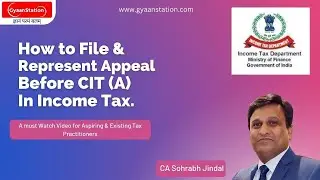How to file and represent appeal before CIT(A) in Income Tax
