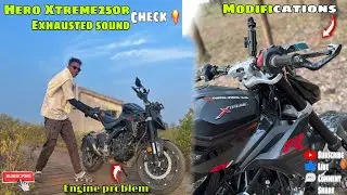 😱Hero Xtreme 250r Engine problem solution and engine noise Explained || Xtreme250r Exhaust sound ||