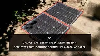 3. DOKIO 80 WATT SOLAR PANEL  AND THE MN -1 AND BASE CHARGER BY D.B.C. STETSASONIC