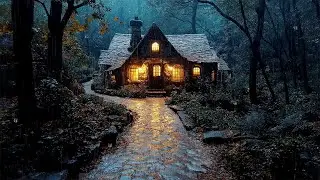 Drift into Dreamland with Rain & Thunder Sounds ⚡ Forest ASMR Magic