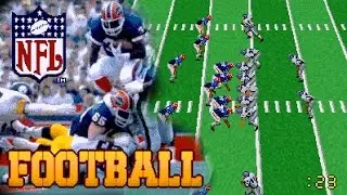 NFL Football ... (SNES) 60fps Gameplay