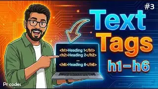 HTML Text Tags in Hindi | Headings, Paragraph, Bold & Italic