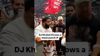 DJ Khaled Surprises Everyone With His Punch @Fanatics