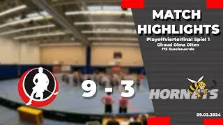 Unihockey Mittelland vs Hornets Moosseedorf | Playoffviertelfinal Spiel 1 | Saison 2023/24
