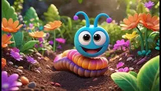 Wiggly Worm in the Garden | Garden Song for Kids | Fun Nature Rhymes & Learning Songs