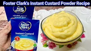 Instant Custard Recipe | Foster Clark&rsquo;s instant custard powder | How To Make instant Custard Powder