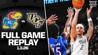 Kansas vs. UCF Full Game Replay (1.3.26) | 2025-26 Big 12 Men's Basketball