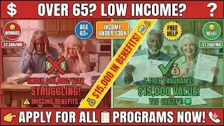 Over 65 Making Under $30,000? You Qualify for FREE Benefits Worth $15,000/Year