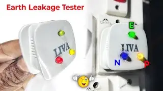 Earth Leakage Tester Electronics Project ✅ || phase neutral earth testing tool making - 100% Working