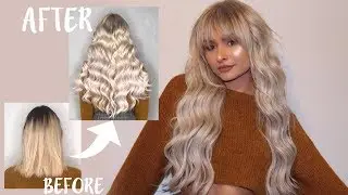 LONG SILVER HAIR TRANSFORMATION | TALIA MAR