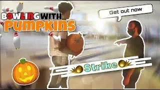 BOWLING WITH PUMPKINS !!!!! 🎃 ft : ShowtimeAngel