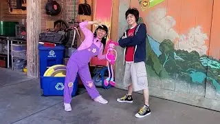 I as Turning Red Abby meet Hiro Hamada at DCA 2024