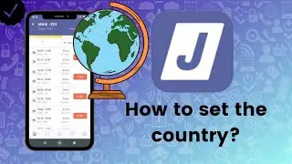 How to set the country in Jetcost?
