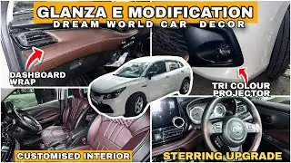 2025 GLANZA E MODIFIED✅ GLANZA MODIFICATION IN BUDGET✅ GLANZA CHEAP INTERIOR 
