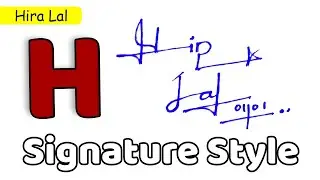 ✅ Hira Lal Name Signature Style | H Signature Style | Signature Style of My Name Hira Lal
