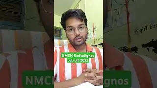 Radiology from NMCH | Radiology cutoff 2023 #nmchpatna #radiology #neetpgcounselling #neetpg