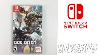 GOD EATER 3 NINTENDO SWITCH GAME UNBOXING