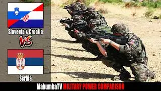Słowenia i Chorwacja vs Serbia 2025 | Porównanie siły militarnej #militarypower