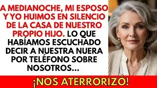 Me escapé de la casa de mi hijo a medianoche… después de escuchar el terrible plan de mi nuera.