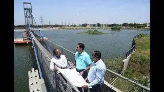 வில்லிவாக்கம் ஏரியில் சென்னையின் 1வது கண்ணாடி பாலம் Chennai's 1st GLASS BRIDGE in Villivakam Testing