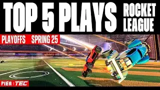 TOP 5 ROCKET LEAGUE PLAYS OF PLAYOFFS! (High School Esports)