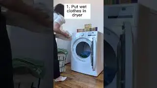 Как быстро высушить одежду
