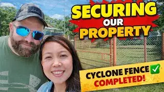 We FINALLY Finished the Cyclone Wire Fence 🇵🇭 | Building in the Philippines  #filipina #expat #diy 