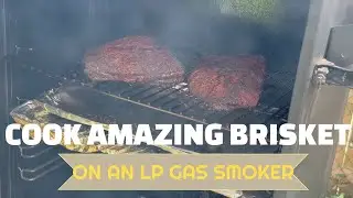 Smoking Brisket on a Dyna Glo upright LP Smoker