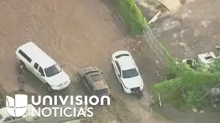 Por calles inundadas y esquivando patrullas, as&iacute; fue la persecuci&oacute;n de un fugitivo en Miami