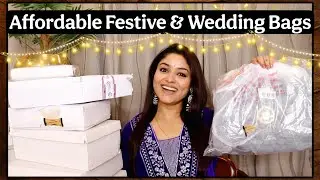 Amazon Festive Bag haul sling bag, Clutch, Handbag haul shop with @mitravaishali #amazon 