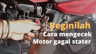 Cara mengatasi motor Verza gagal stater
