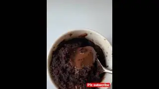 1 minutes microwave Molten Lava Mug Cake 🍫 #shorts