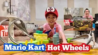 MARIO KART Circuit Hot Wheels Track | Unboxing & Assembly
