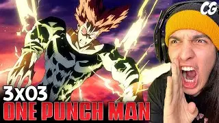 GAROU VS MONSTROS!! ANIMA&Ccedil;&Atilde;O FICOU BOA?! - React One Punch Man EP 3 Temporada 3