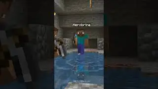 Minecraft RTX Herobrine s Reflection Appears  #minecraft #shorts #cartoon