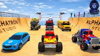 World&rsquo;s Craziest Super Hero Master Car Stunts | Epic Gameplay | Android Gameplay | Party Gamer |