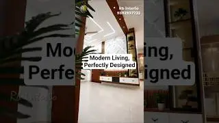 Modern Living Room Interior Design | Elegant & Stylish Home by RB Interio |3BHK villa Interiors