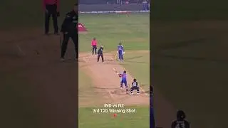 IND vs NZ 3rd T20 Winning Shot by S. Yadav ❤️ #shorts