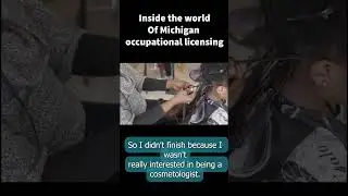 Michigan requires a license for shampooing hair, but not for hair braiding.