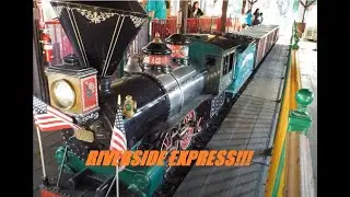 Riverside Express Train at Castle Amusement Park complete ride