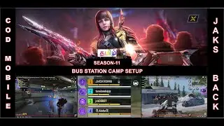 Call of Duty: Mobile  SEASON 11 Camper Gameplay- Team Work Bus Station Camp Setup #codm #codtamil