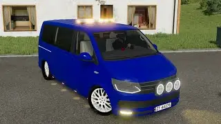 Volkswagen Transporter T6 - Farming Simulator 2022 [FS 22 LS 22 Car Mod]