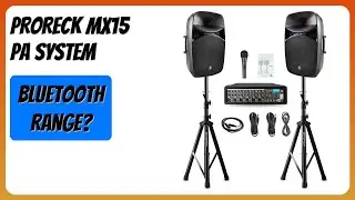 REVIEW (2025): PRORECK MX15 PA System. Features