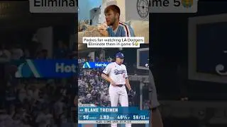 Padres fan crashing out after losing game 5😭