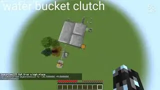 Just a normal water bucket mlg with no sound #waterbucketmlg #minecraftshorts #minecraft #fyp