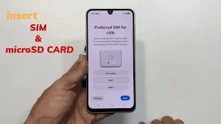 Samsung Galaxy M36 5G: How to Insert SIM Card & MicroSD Card