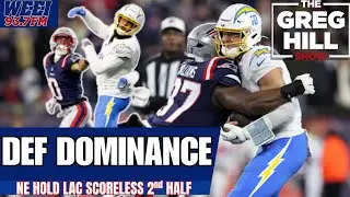 Defensive MASTERCLASS! Patriots Advance- Beat LAC 16-3 ||The Greg Hill Show