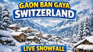 Live Snowfall in Uttarakhand Village ❄️ Pahadi Gaon Covered in Snow | Winter Tourism 2026