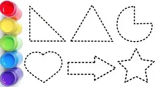 Comment dessiner des formes 2D | Dessin de formes faciles &eacute;tape par &eacute;tape