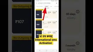 Vi International Roaming Activation 99 Rupee